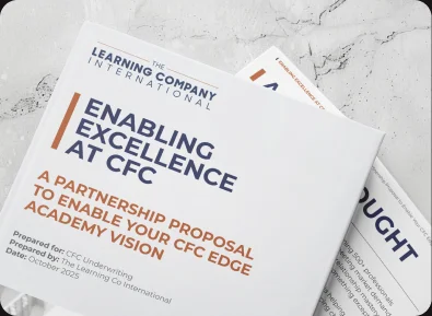 Learning Company International logo on booklet cover