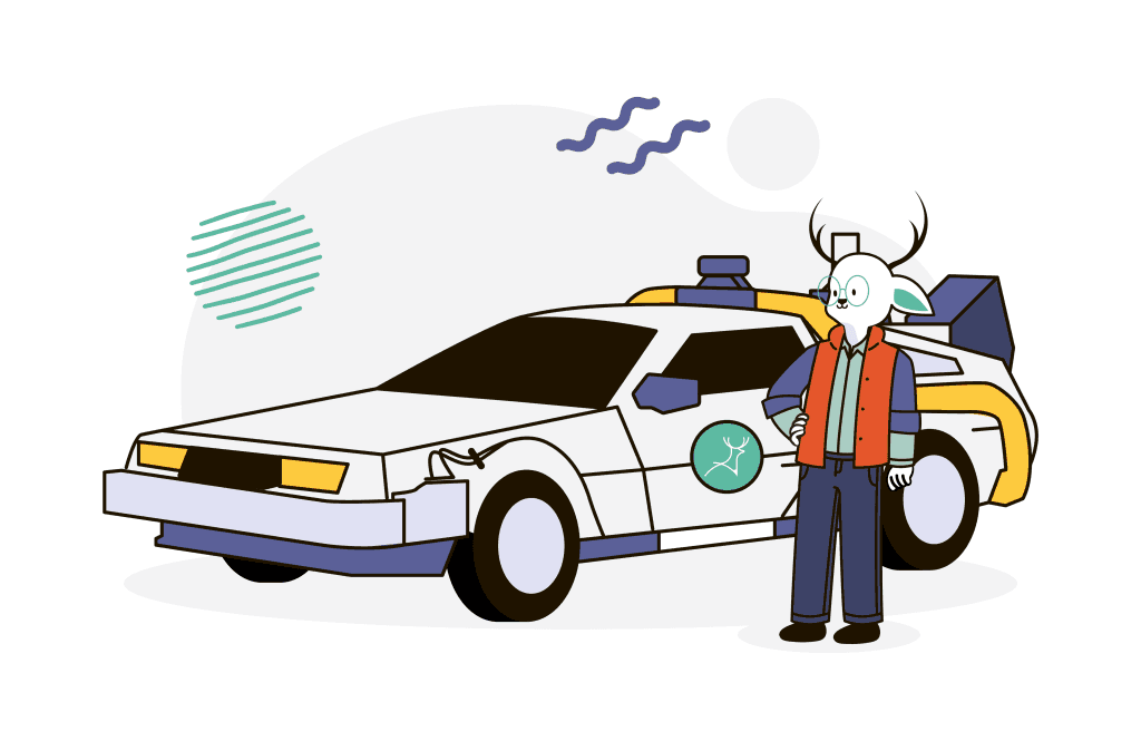 deer designer delorean back to the future