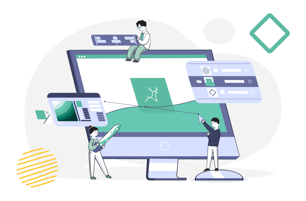 design process illustration