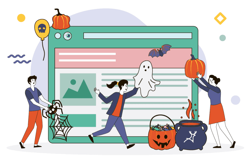 company swag,company merch,halloween,halloween marketing,halloween design ideas