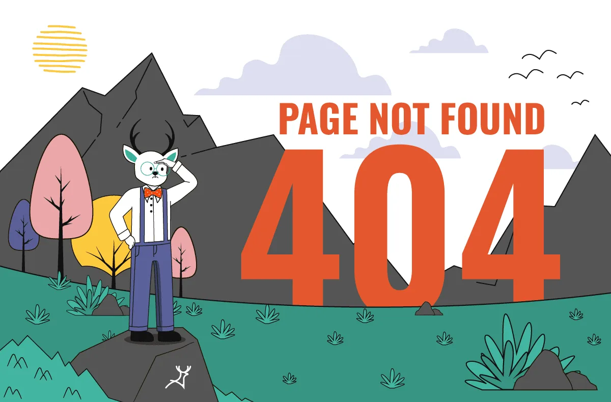 Creative design service | Advantages of custom 404 pages | Deer 