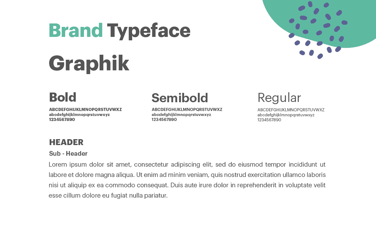 Deer Designer Brand Guidelines Typeface