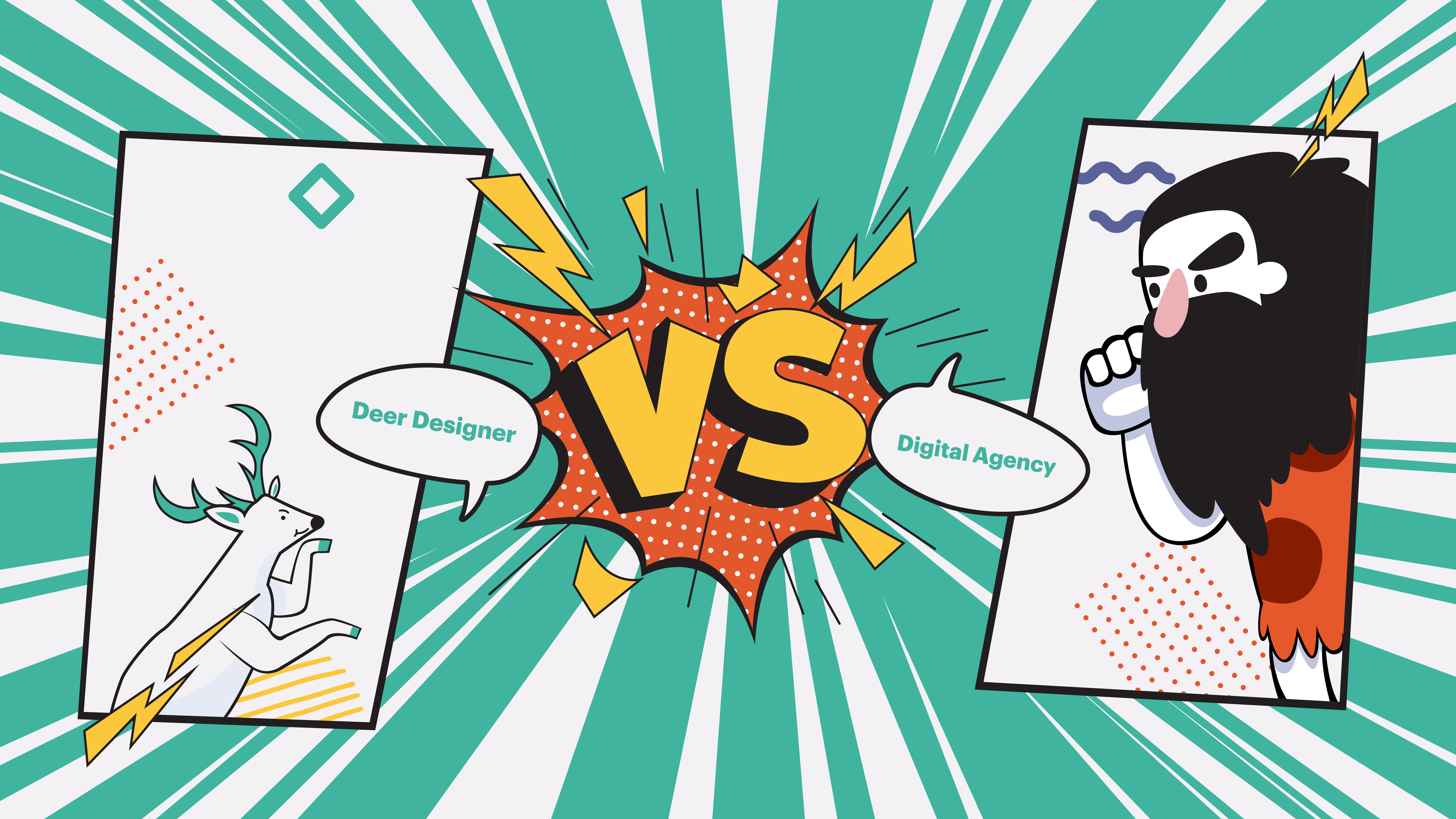 Deer Designer vs digital agency