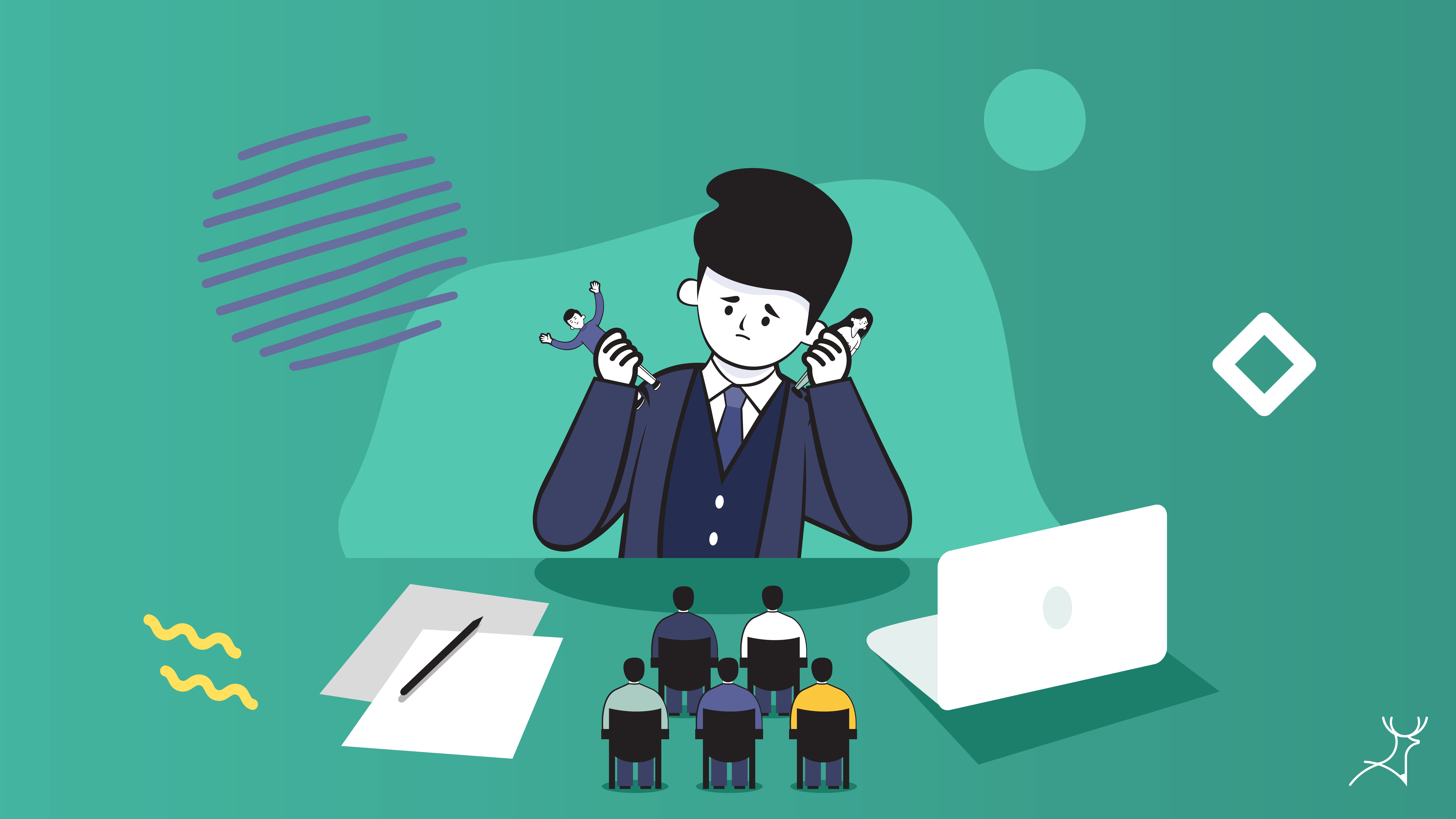 Human Resources hiring cartoon