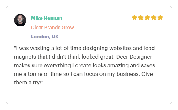 Deer Designer Feedback 2