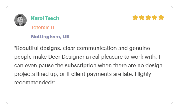 Deer Designer Feedback