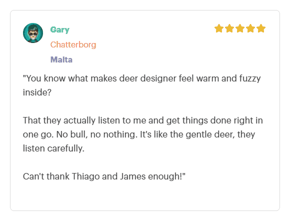 Deer Designer Feedback 6