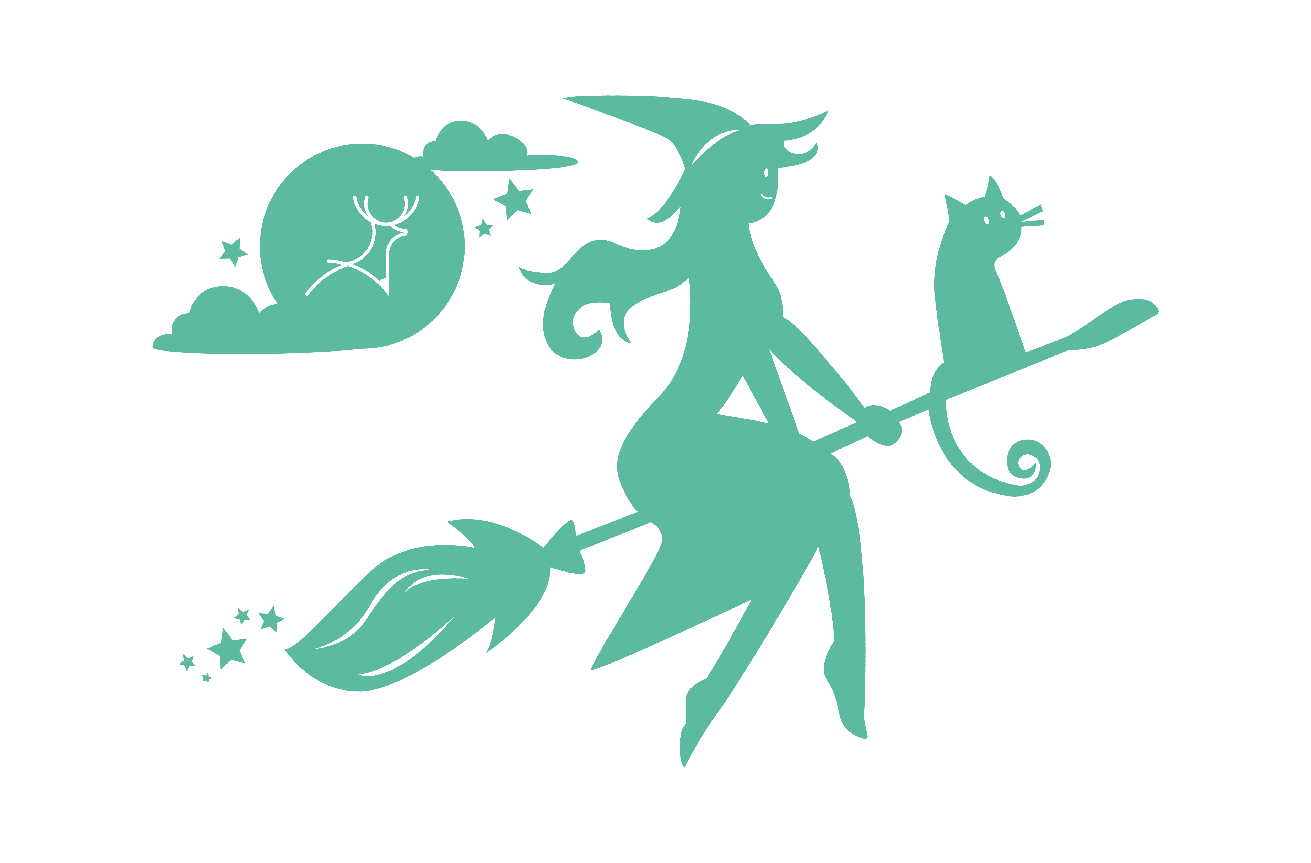 Halloween Witch Design Sample