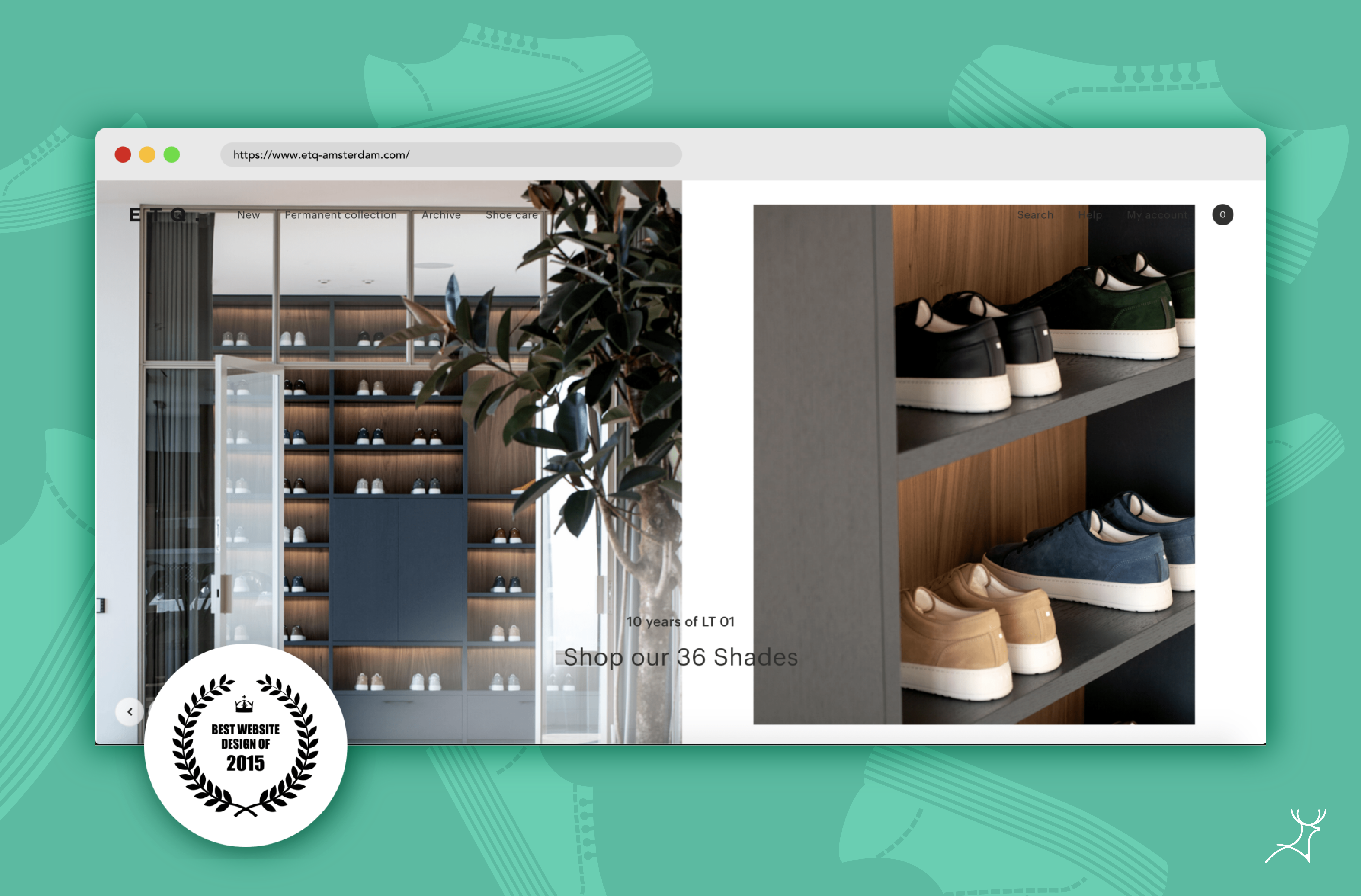 award winning web design samples