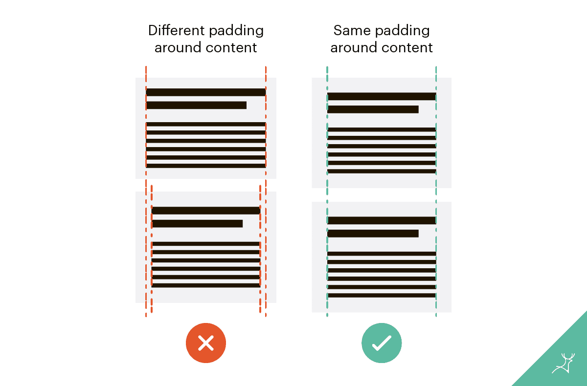 design tips padding