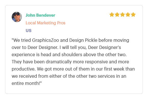Deer Designer VS Design Pickle Review by Local Marketing Pros