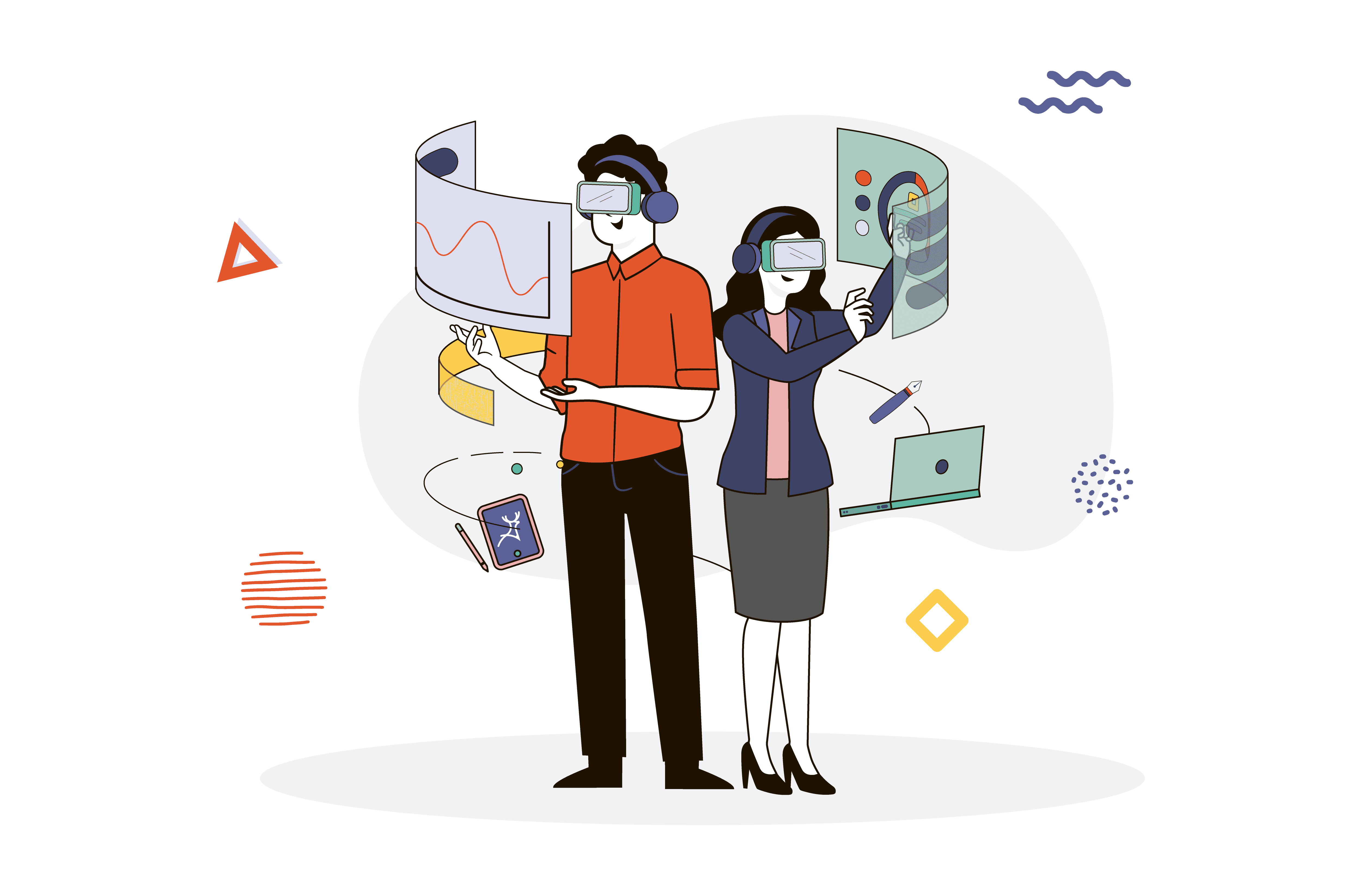 Web agency owner tech savvy AI virtual reality