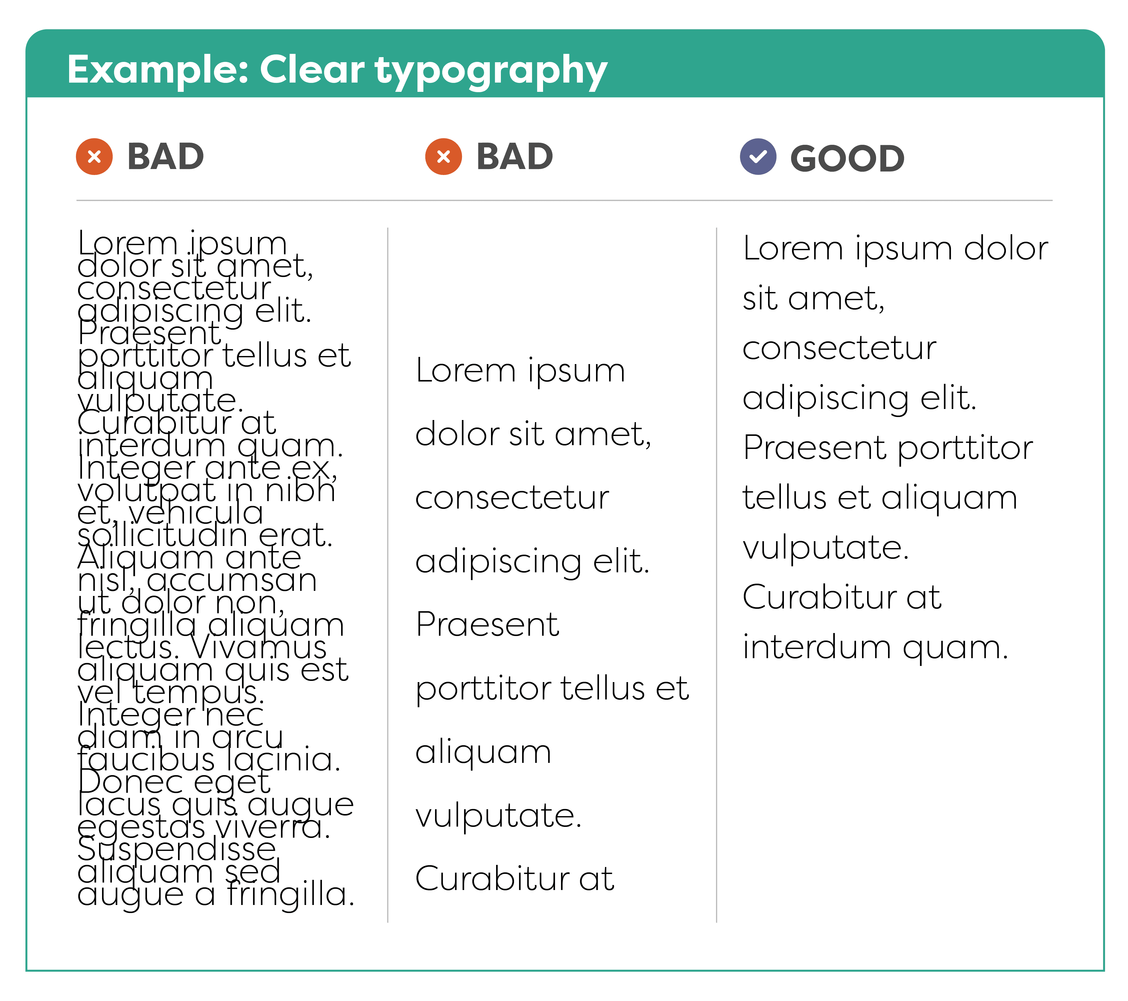 accessibility tip - clear typography - ver2